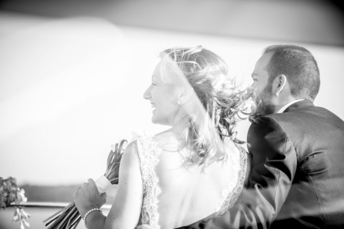 Sposi in barca Lago d'Orta